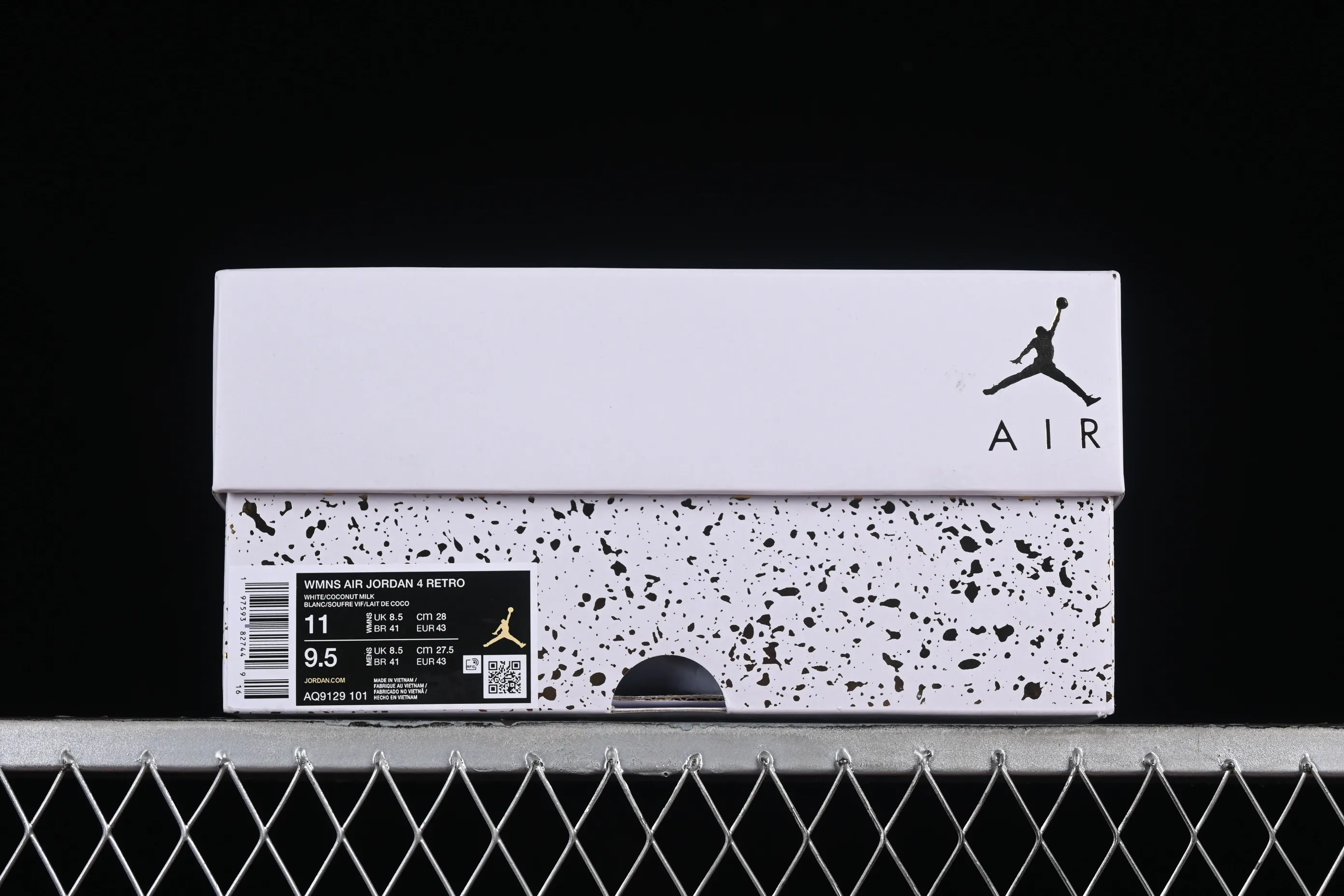 All categories Air Jordan Jordan series basketball shoes Air Jordan 4 GX foreign trade version Air Jordan 4 Retro "Vivid Sulfur" AJ4 Joe 4 Bai Lei Gong AQ9129-101